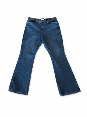 LOFT Dark Blue Flare Jeans